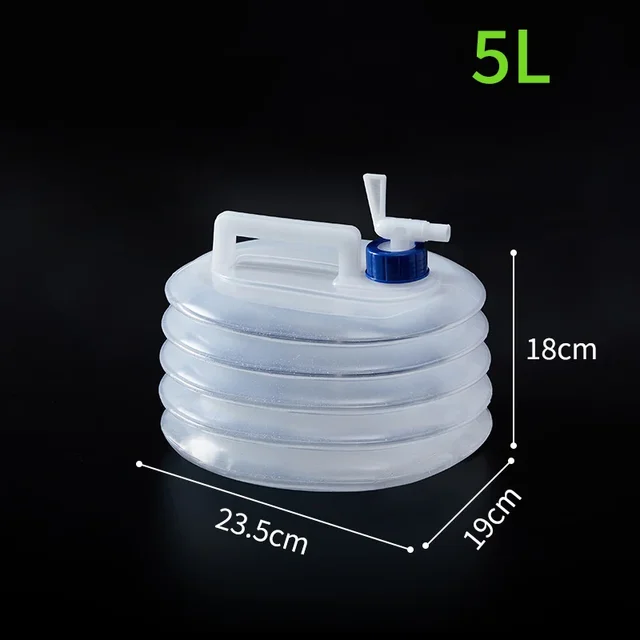 3L-15L Outdoor Foldable Water Bag Camping Picnic Water Containers Drinking Multifunction Telescopic Storage Water Bottle Durable