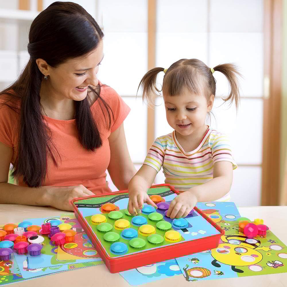 🔥Last Day Promotion 49% OFF - Button Art Toys for Toddlers