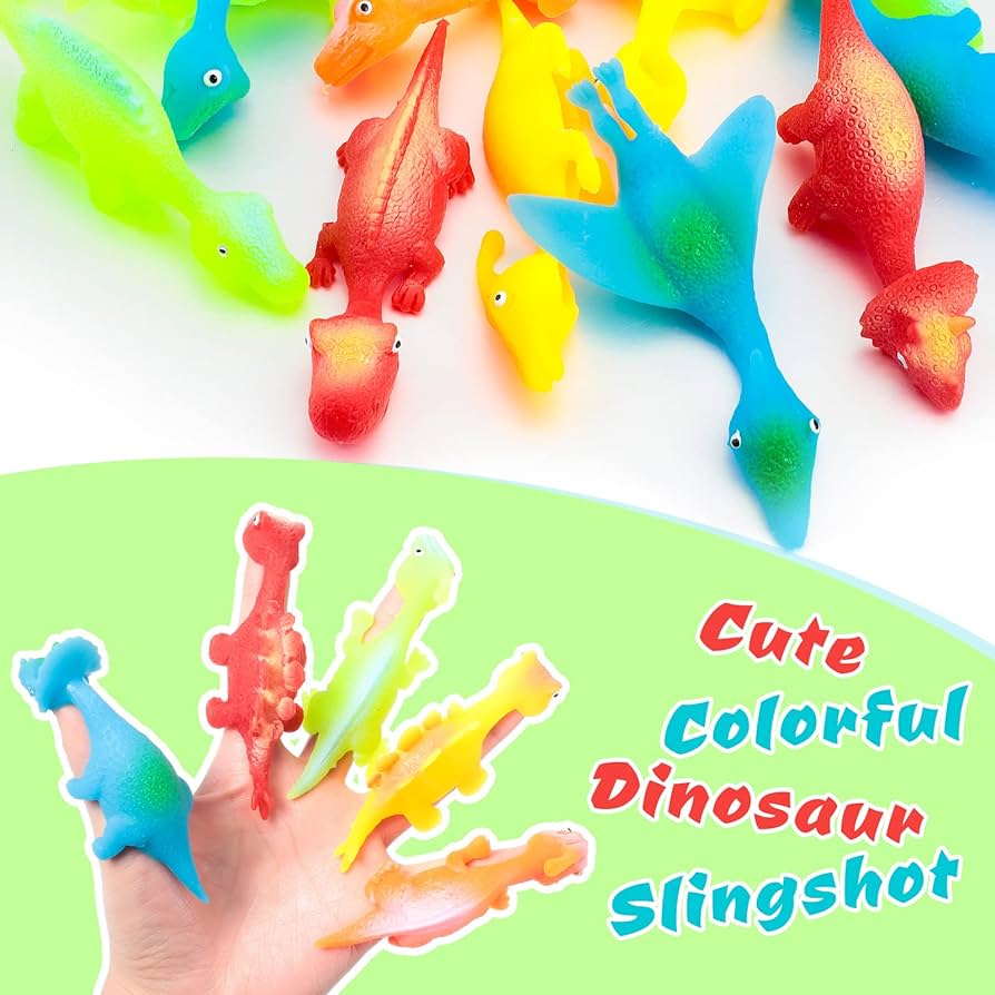 (🎅CHRISTMAS HOT SALE-49% OFF)🎁Slingshot Dinosaur Finger Toys, BUY 5 GET 3 FREE & FREE SHIPPING