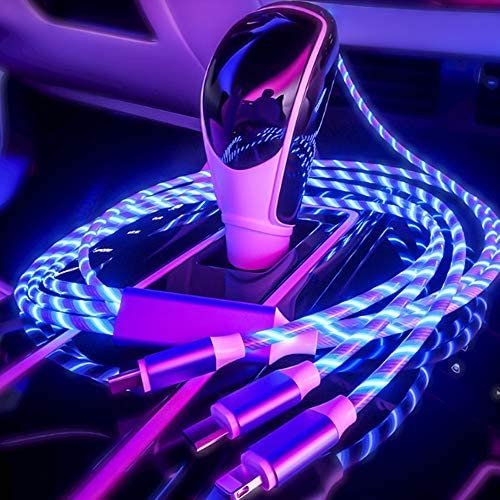 Magnetic Charging Cable With Flowing Light