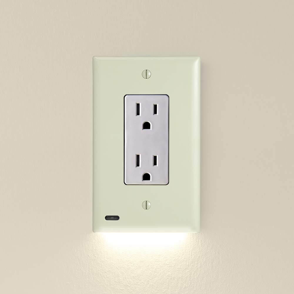 🔥 BIG SALE - 48% OFF🔥Outlet Wall Plate With Night Lights-No Batteries or Wires