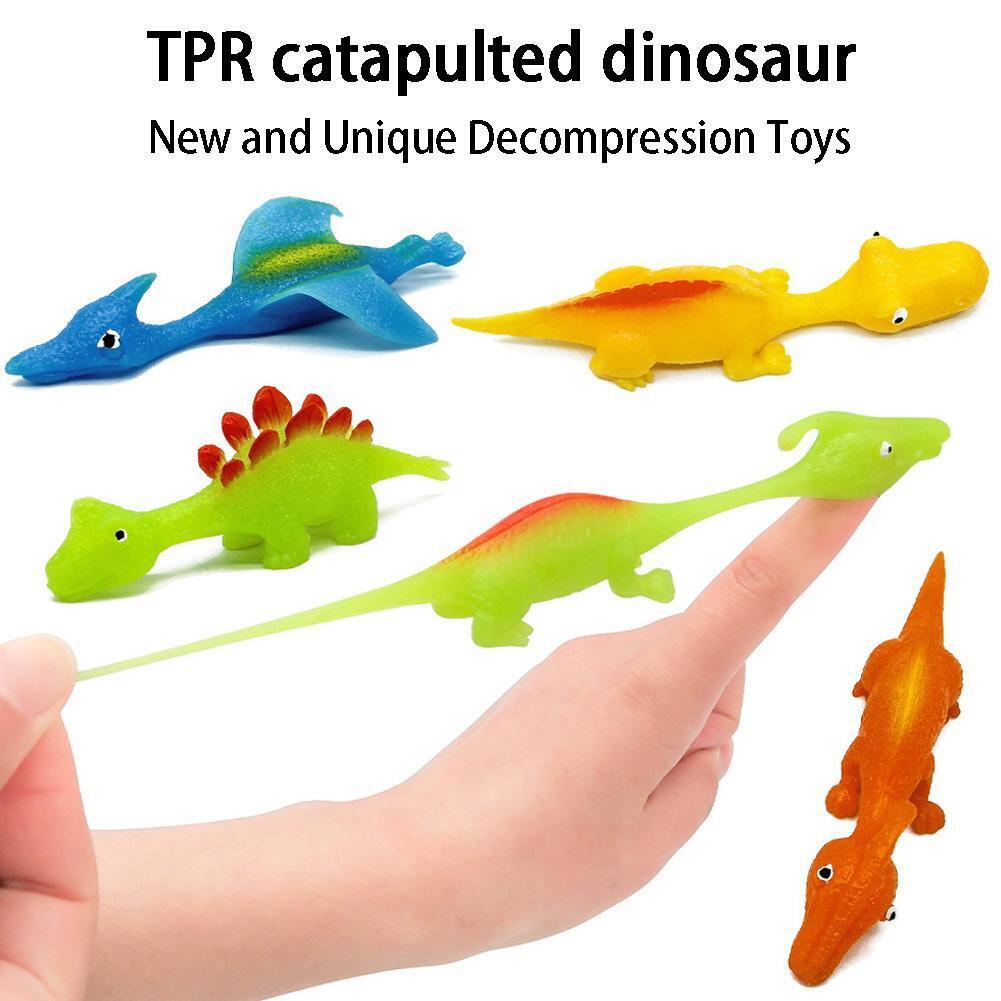 (🎅CHRISTMAS HOT SALE-49% OFF)🎁Slingshot Dinosaur Finger Toys, BUY 5 GET 3 FREE & FREE SHIPPING