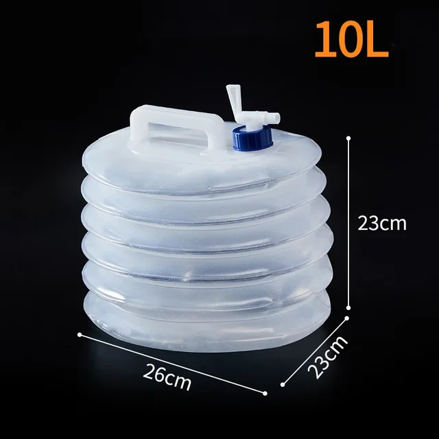 3L-15L Outdoor Foldable Water Bag Camping Picnic Water Containers Drinking Multifunction Telescopic Storage Water Bottle Durable