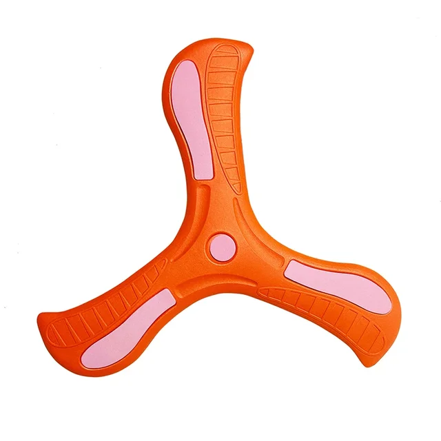 Children Boomerang Soft Three-leaf Cross Adult-kids Interactive Outdoor Toy Early Education Puzzle Decompression Gift