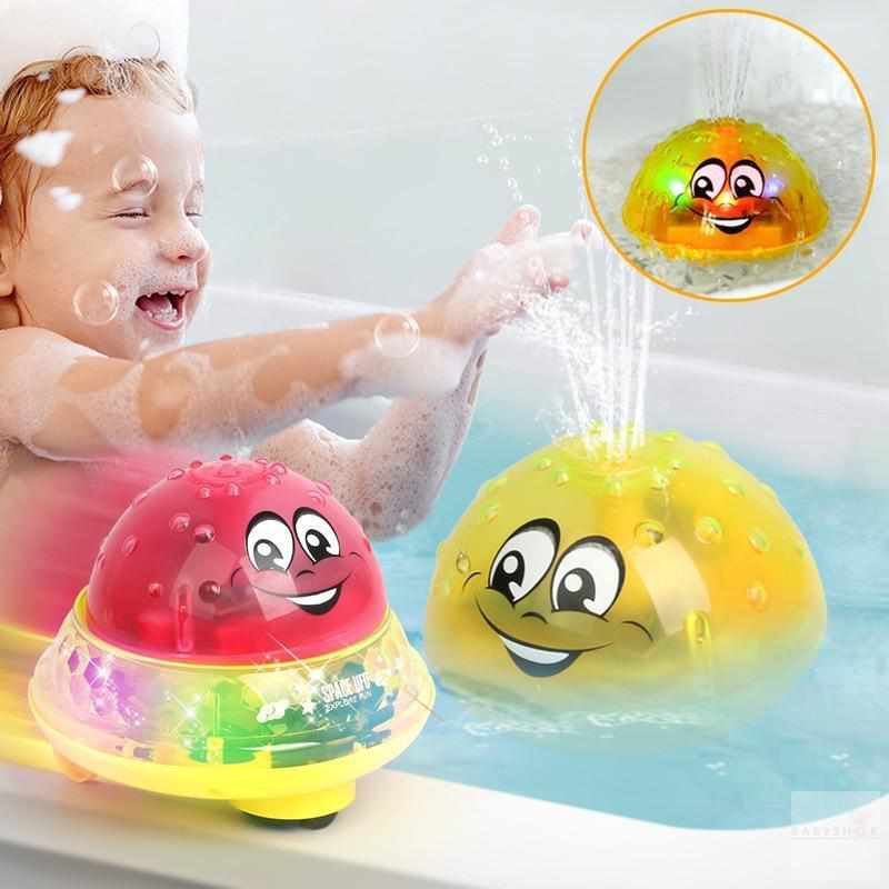 Funny Baby Bath Toy Electric Induction Sprinkler Ball with Music