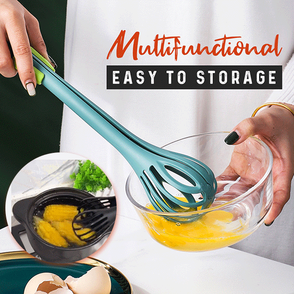 (New Year Promotion- SAVE 48% OFF)Kitchen Tongs Egg Whisk🔥BUY MORE SAVE MORE🔥