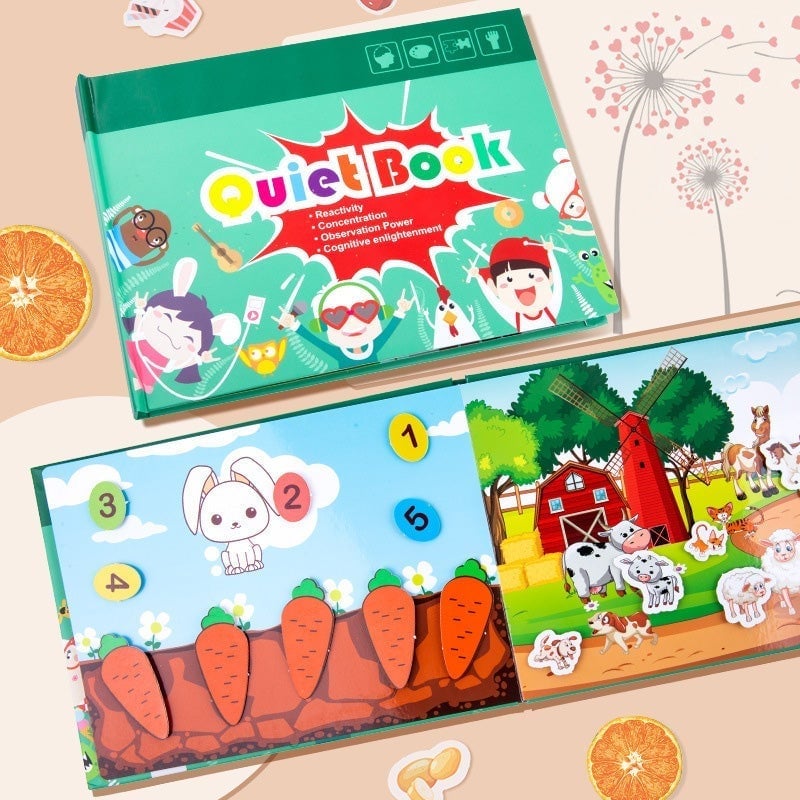 🌲Christmas Hot Sale 49% OFF🔥Early Education Enlightenment Quiet Sticker Toy