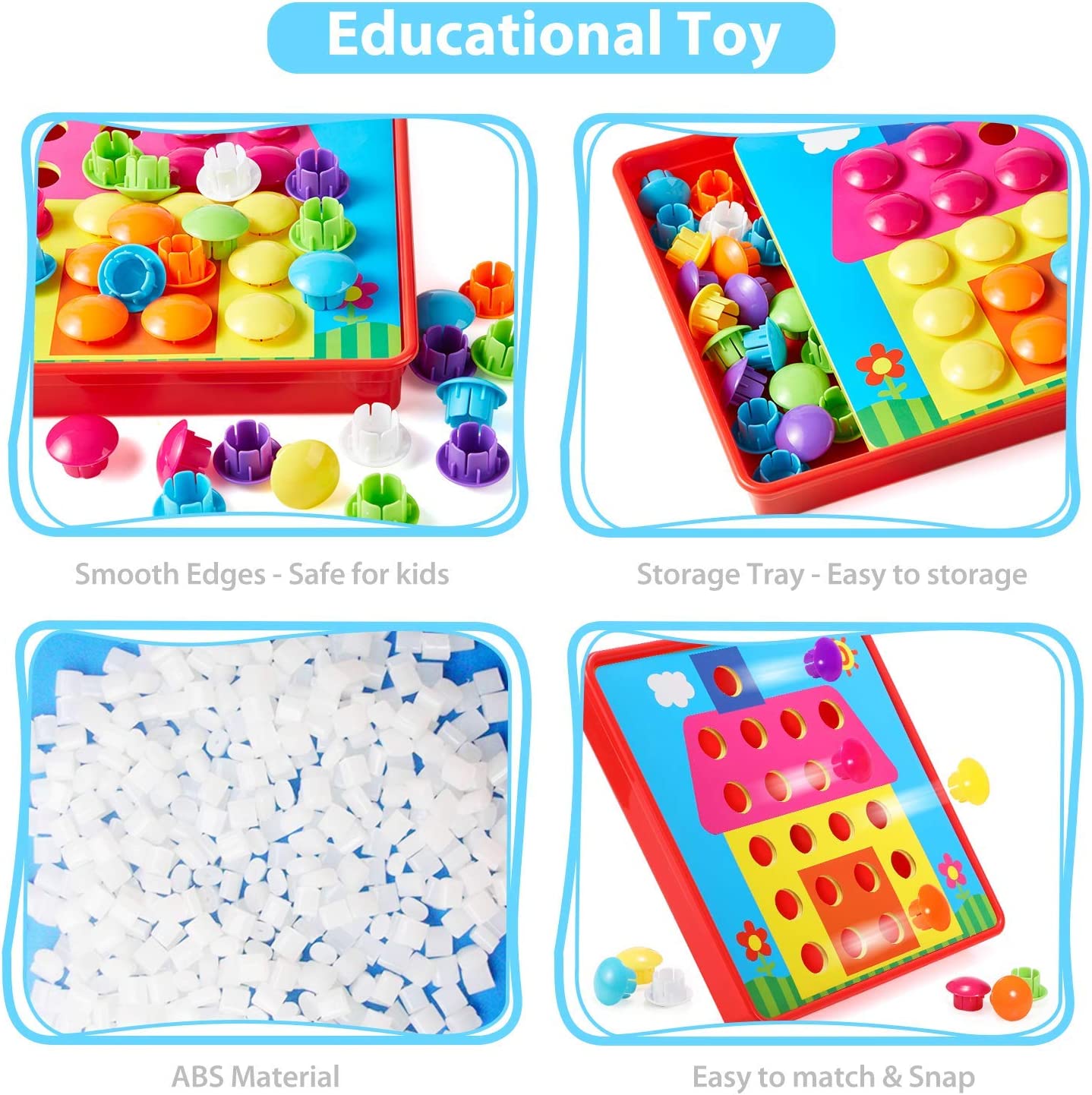 🔥Last Day Promotion 49% OFF - Button Art Toys for Toddlers