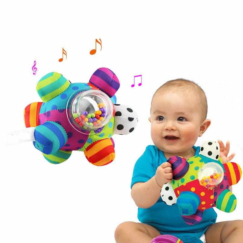 Colorful Baby Rattle Ball